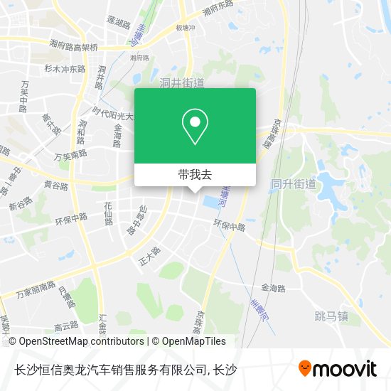 长沙恒信奥龙汽车销售服务有限公司地图