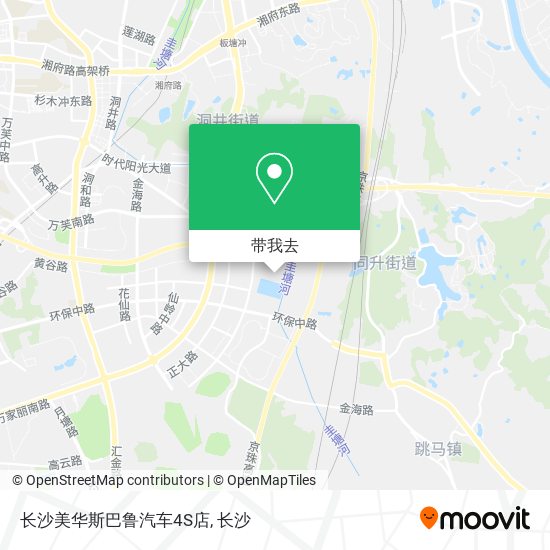 长沙美华斯巴鲁汽车4S店地图
