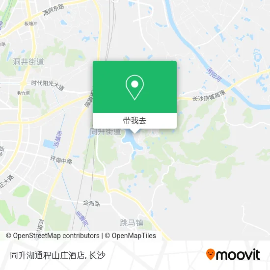 同升湖通程山庄酒店地图