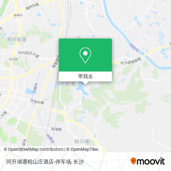 同升湖通程山庄酒店-停车场地图
