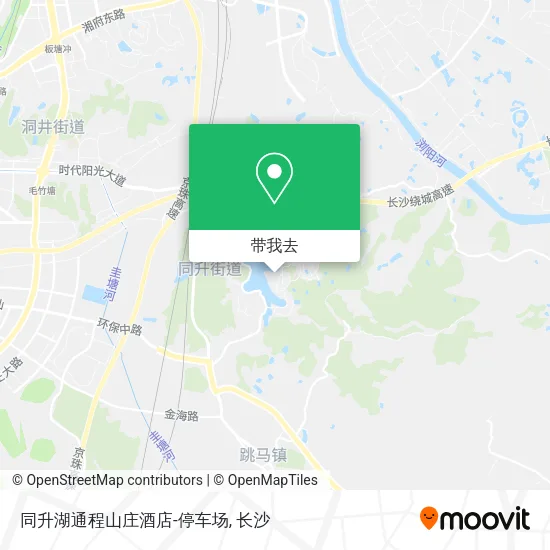 同升湖通程山庄酒店-停车场地图