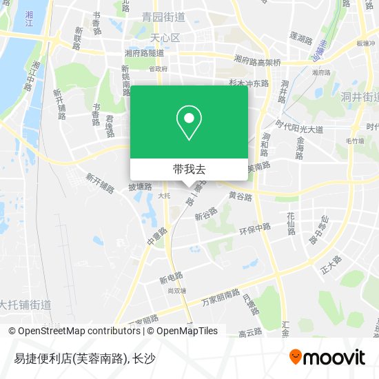 易捷便利店(芙蓉南路)地图