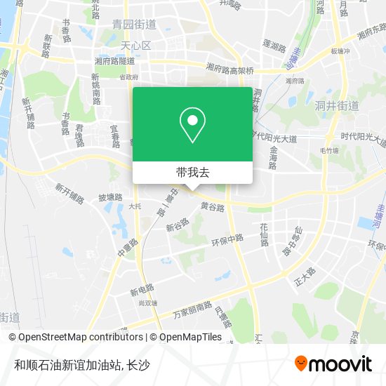 和顺石油新谊加油站地图