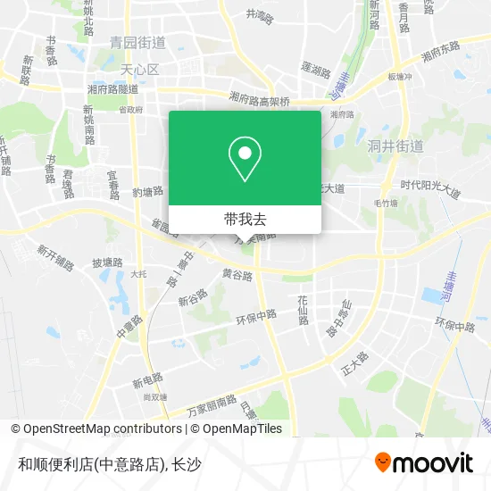 和顺便利店(中意路店)地图