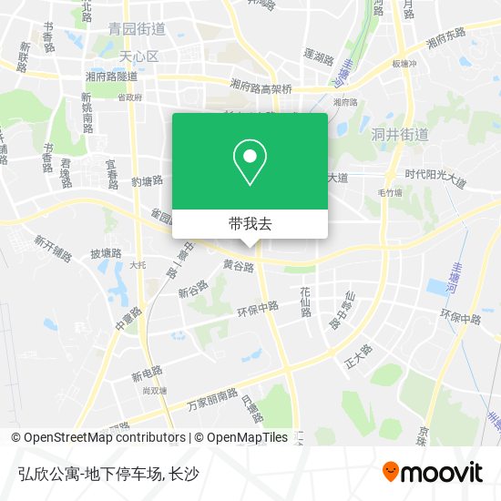 弘欣公寓-地下停车场地图