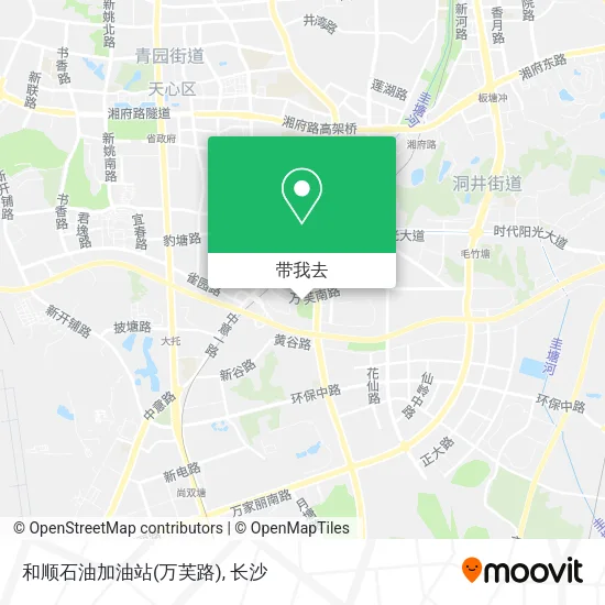 和顺石油加油站(万芙路)地图
