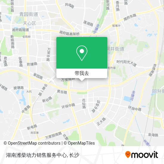 湖南潍柴动力销售服务中心地图