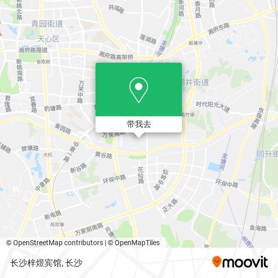 长沙梓煜宾馆地图