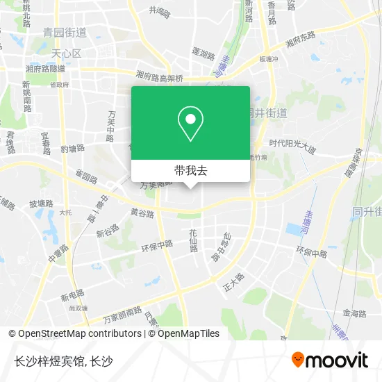 长沙梓煜宾馆地图