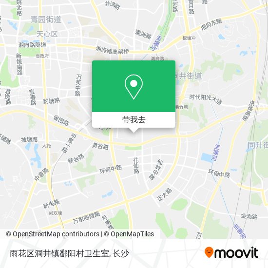 雨花区洞井镇鄱阳村卫生室地图