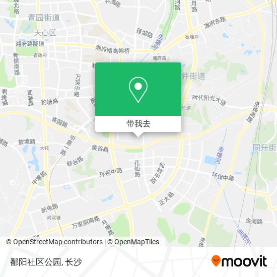 鄱阳社区公园地图