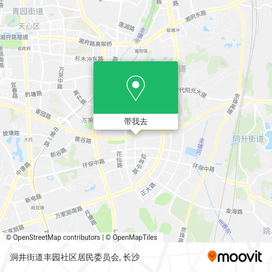 洞井街道丰园社区居民委员会地图