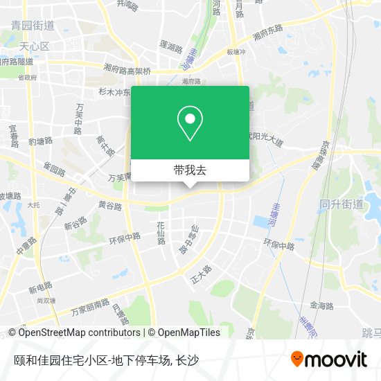 颐和佳园住宅小区-地下停车场地图