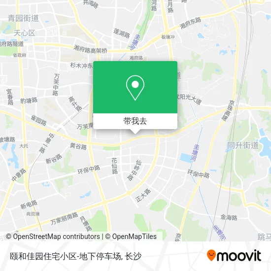 颐和佳园住宅小区-地下停车场地图