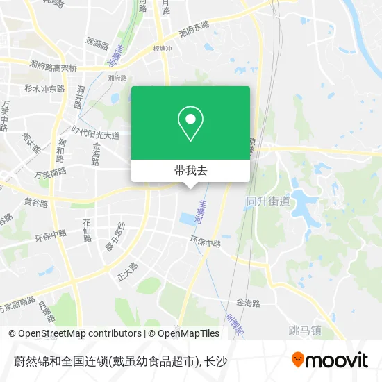蔚然锦和全国连锁(戴虽幼食品超市)地图