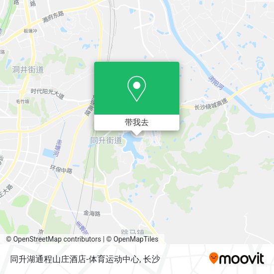 同升湖通程山庄酒店-体育运动中心地图