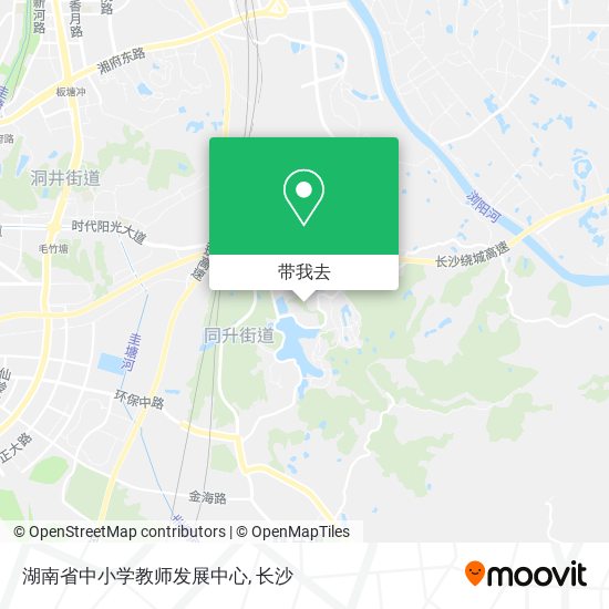 湖南省中小学教师发展中心地图