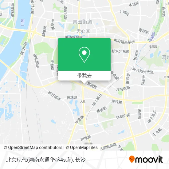 北京现代(湖南永通华盛4s店)地图
