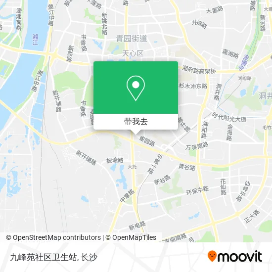 九峰苑社区卫生站地图
