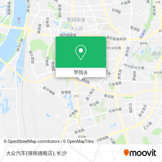 大众汽车(湖南德顺店)地图
