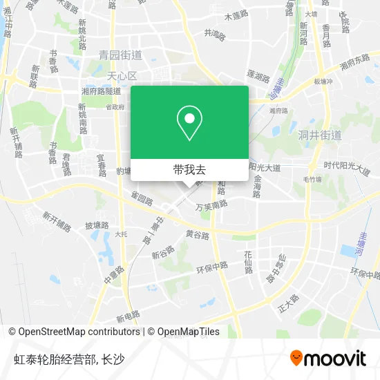 虹泰轮胎经营部地图