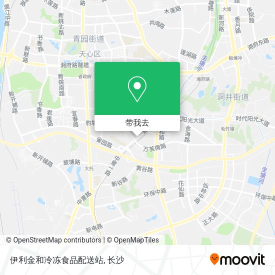 伊利金和冷冻食品配送站地图