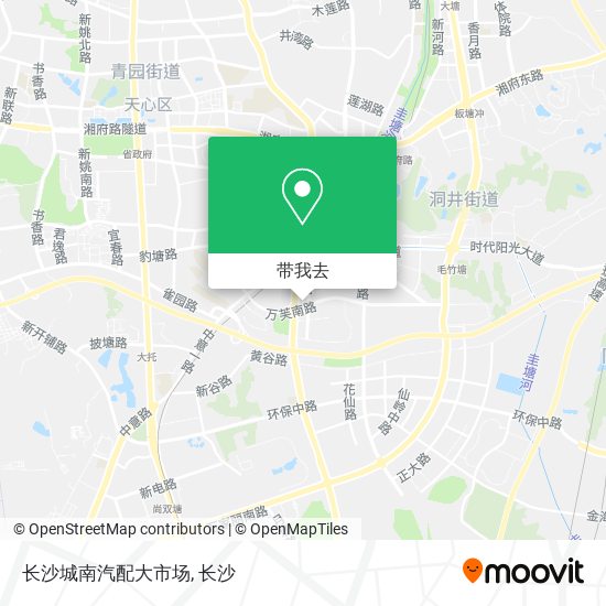 长沙城南汽配大市场地图