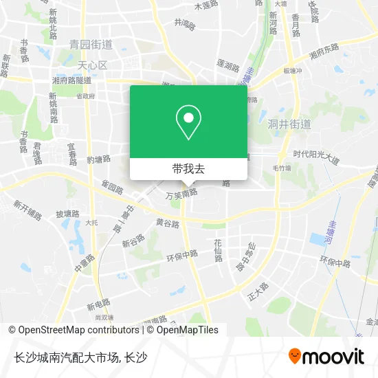长沙城南汽配大市场地图