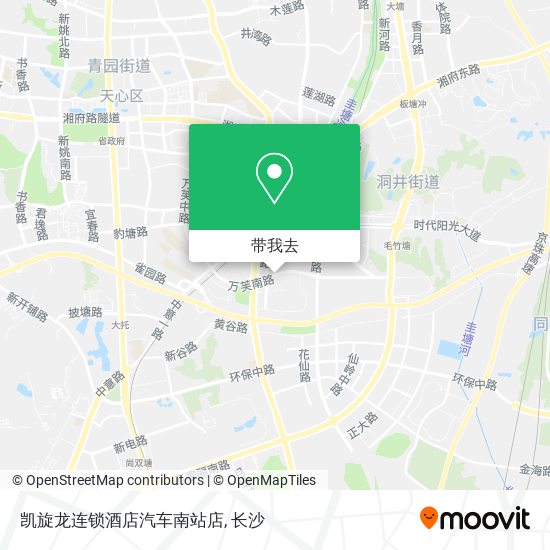 凯旋龙连锁酒店汽车南站店地图