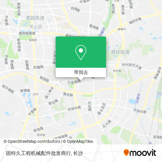 固特久工程机械配件批发商行地图