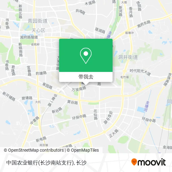 中国农业银行(长沙南站支行)地图