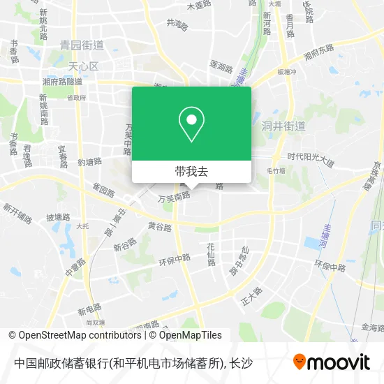 中国邮政储蓄银行(和平机电市场储蓄所)地图