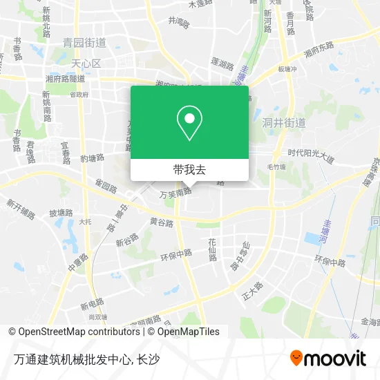 万通建筑机械批发中心地图