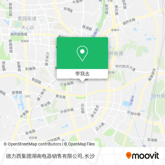 德力西集团湖南电器销售有限公司地图