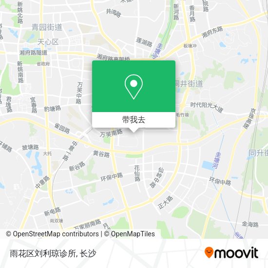 雨花区刘利琼诊所地图