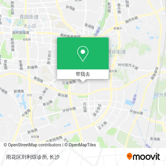 雨花区刘利琼诊所地图