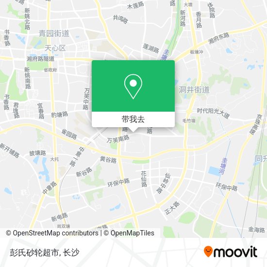 彭氏砂轮超市地图