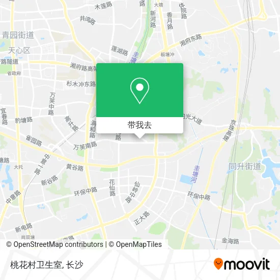 桃花村卫生室地图