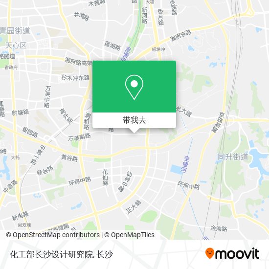 化工部长沙设计研究院地图