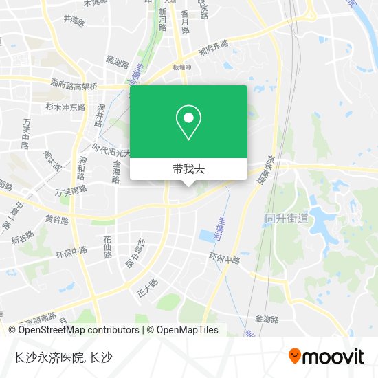 长沙永济医院地图