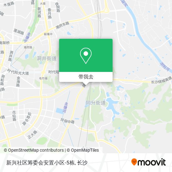 新兴社区筹委会安置小区-5栋地图