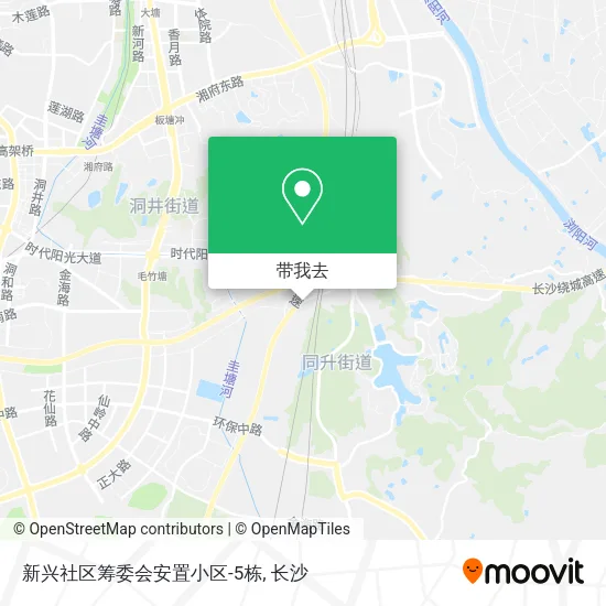 新兴社区筹委会安置小区-5栋地图
