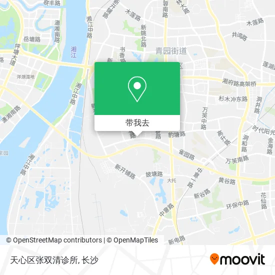 天心区张双清诊所地图