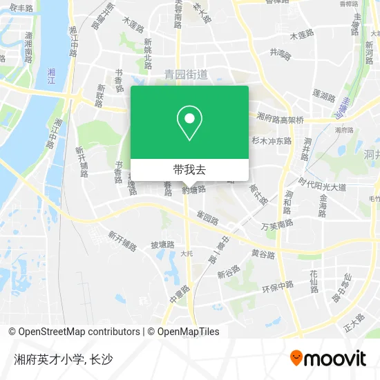 湘府英才小学地图