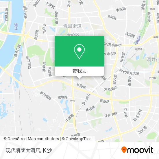 现代凯莱大酒店地图