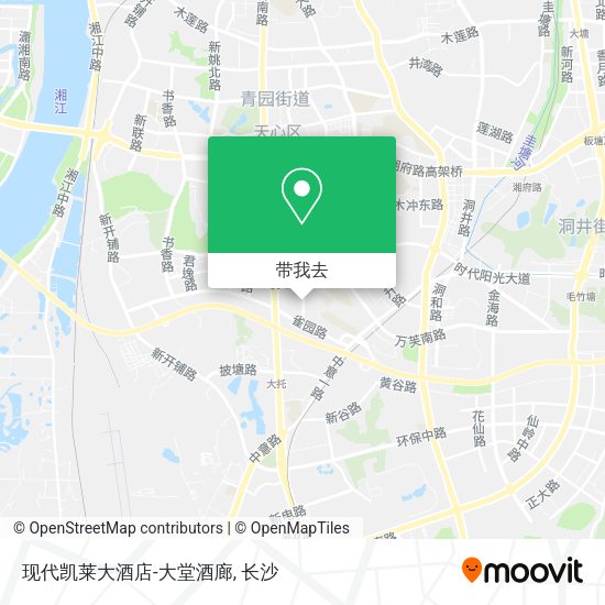 现代凯莱大酒店-大堂酒廊地图