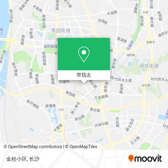 金桂小区地图