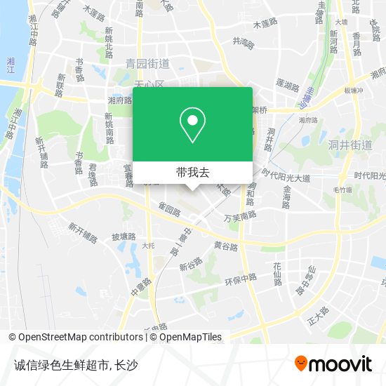 诚信绿色生鲜超市地图