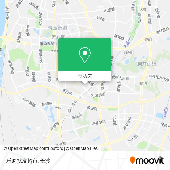 乐购批发超市地图