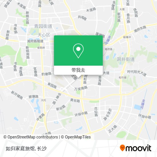如归家庭旅馆地图